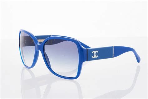 chanel cobalt blue sunglasses